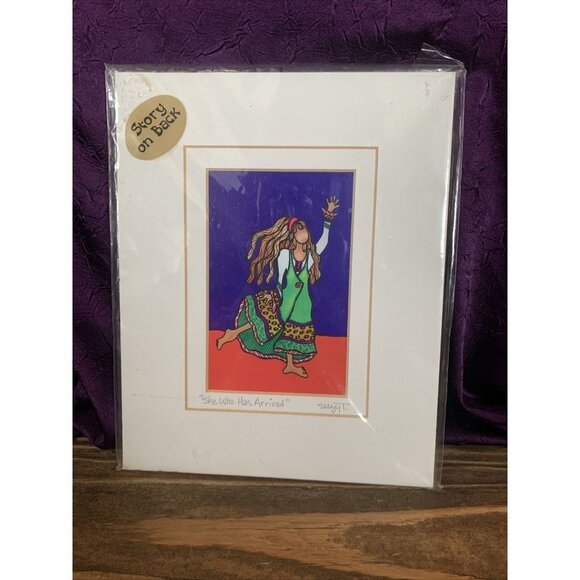 Suzy Toronto"She Who Has Arrived" Lithograph Matted - Picture 1 of 12